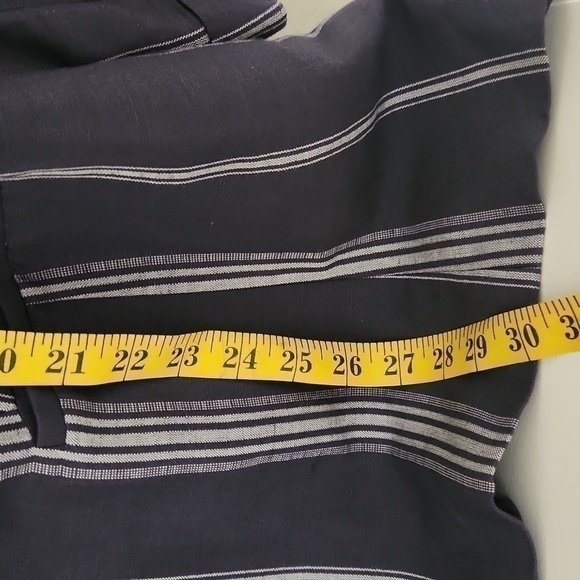 Linen Blend The Lane Bryant Blazer Size 18 Summer Office Collegiate lagenlook - Picture 14 of 15